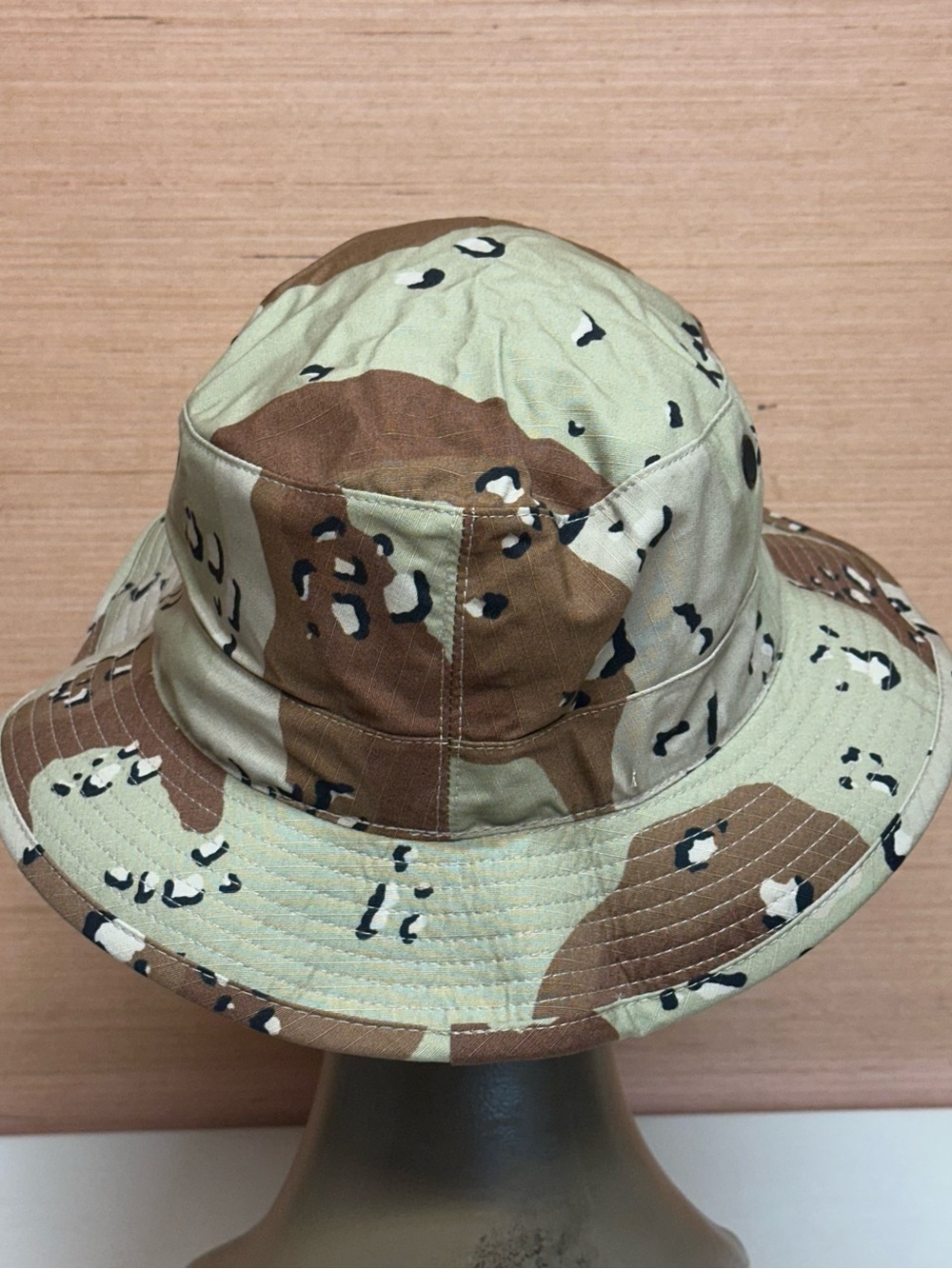 Gulf War Era Desert Chocolate Chip Camouflage Jungle Boonie Sun Hat Cap Size 8 - Picture 5 of 7